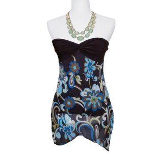 Big Heaven floral Smocked Tube Top LARGE